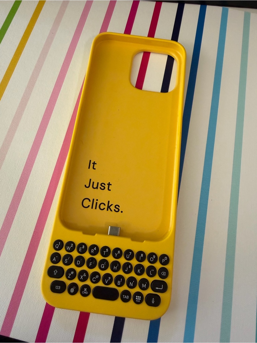 Clicks keyboard case for iPhone 15 Pro Max